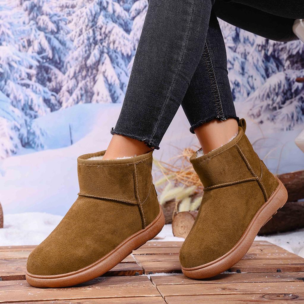 Sell Well in Winter Comfortable and Warm Thick Soled Women's Boots Fashionable New Round Toe Casual Elegant Snow Boots