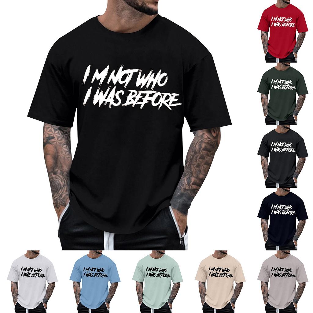 Unisex Loose Drop Sleeve Tops Unisex Casual Fashion Short Sleeve Tops