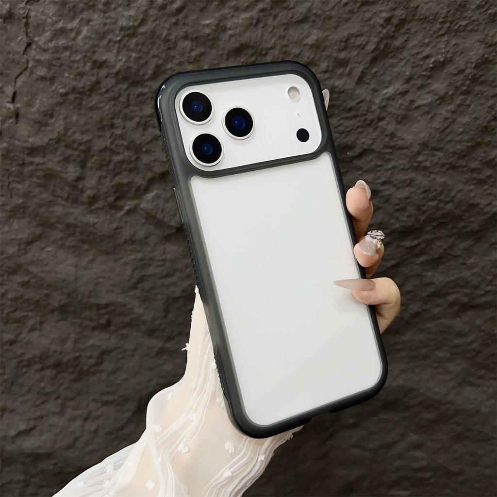 For iPhone 17 Pro Max Case Shockproof TPU+PC Phone Back Cover