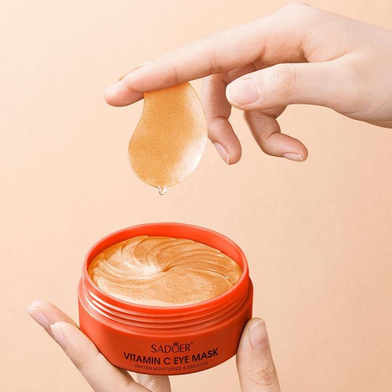 Vitamin C Eye Mask Hydrates and Gently Reduces Fine Lines and Relieves Eye Fatigue;