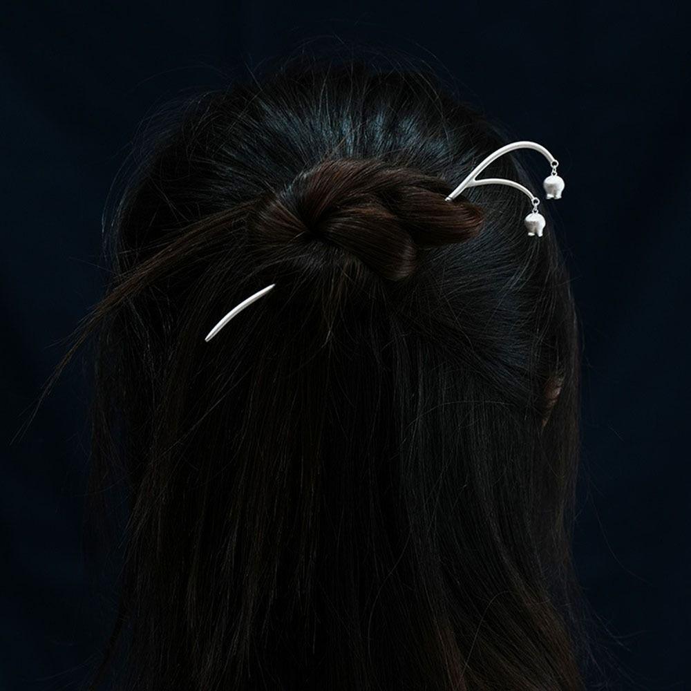 

Hanfu Headwear For Ladies Hair Accessories Flower Hair Stick Women Hair Fork Chinese Style Hairpin