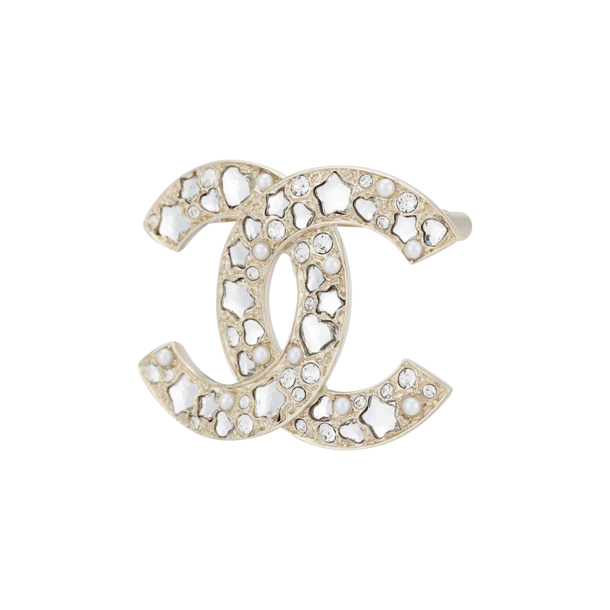 

Chanel 25P Star Design Brooch Unisex Accessories Light-Gold ABF232-B19947-NAFRM F,Light Gold