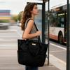 Lacdo Women's Casual Mesh Tote Bag, Hobo Bag, Foldable Handbag, Shoulder Bag, Large Capacity Beach Bag, Perfect for Travel, Picnics, and Vacation