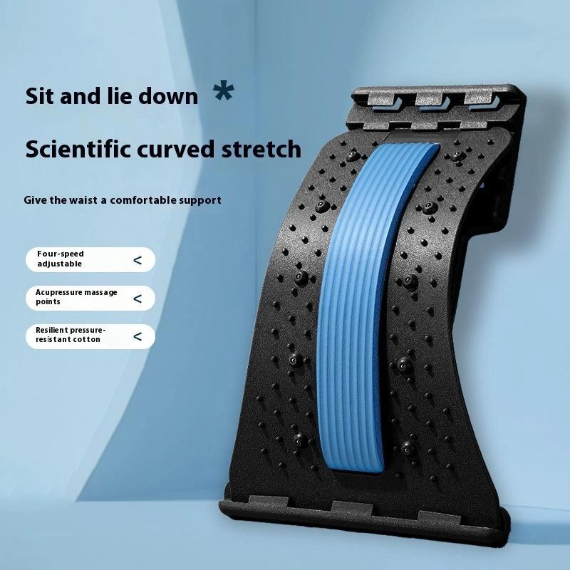 Lumbar Back Soothing Device Stretch Lumbar Spine Relieve Nerve Compression Magnetic Massage Lumbar Vertebrae Back Corrector