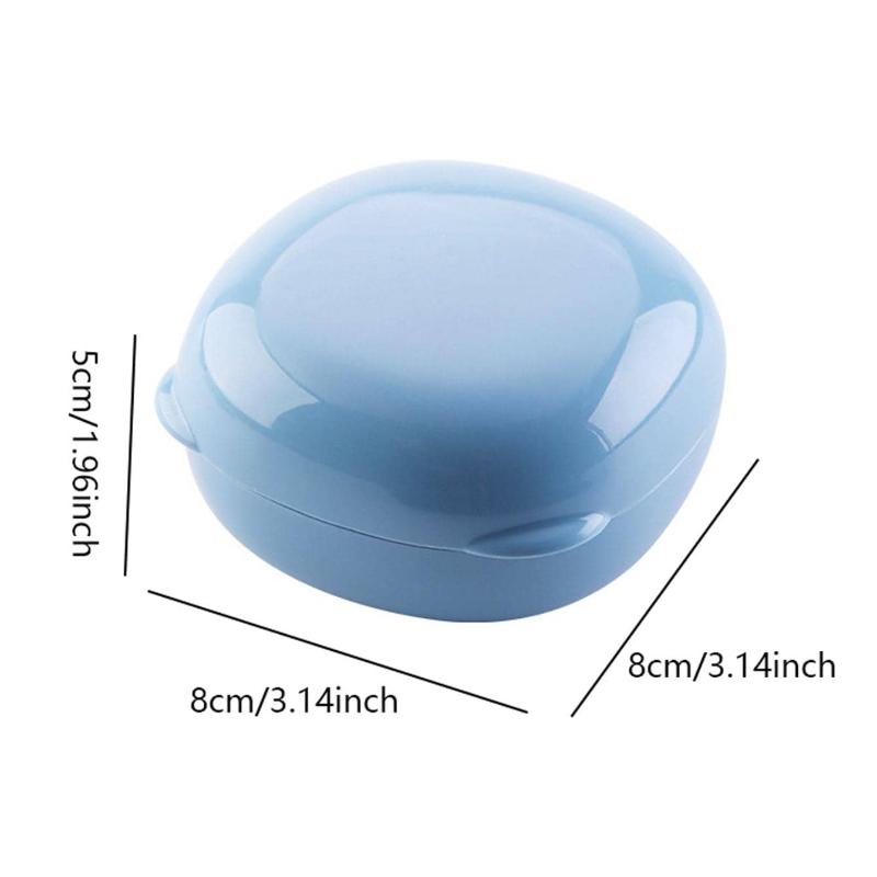 

1 шт.-мыльница мыльница с крышкой Bubble Bear дорожная портативная мыльница креативная сливная мыльница синий