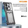Galvanisiert Stoßfest Silikon Transparent Hülle Für Xiaomi Redmi Note 14S 12S 11S 14 5G 11 12 13 Pro Plus 14C 12T 11T 13T 14T Poco X5 M6 X6 C75 C65 Kartenabdeckung