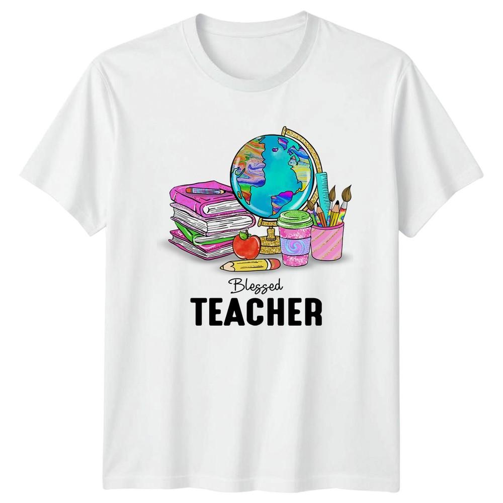 Blessed Teacher TShirt School Classroom Gift For Her S