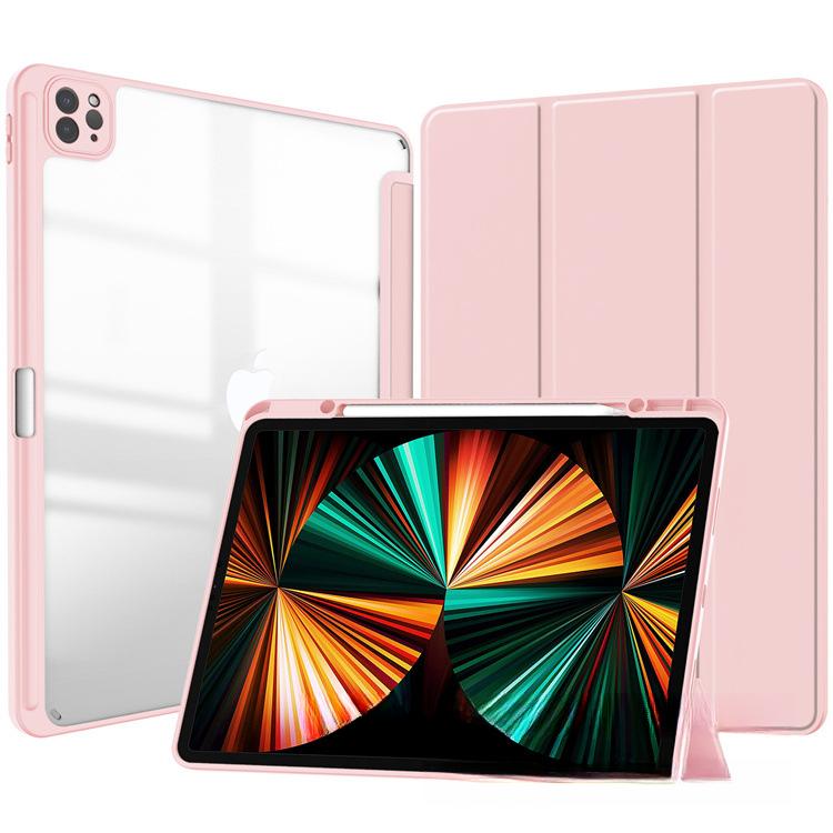 

For IPad Pro13 Tablet Protective Case Air13 Flip Cover Acrylic Shell 25 IP mini7-6 24-21 рожевий