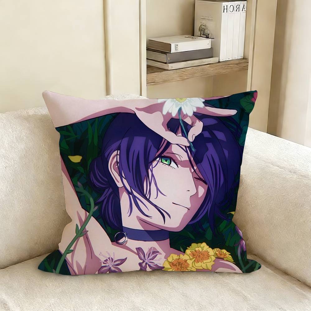 CChainsaw Man Cool RReze Pillow Case Living Room Sofa Cushion Cover Suitable For Home Bedroom Room Decoration