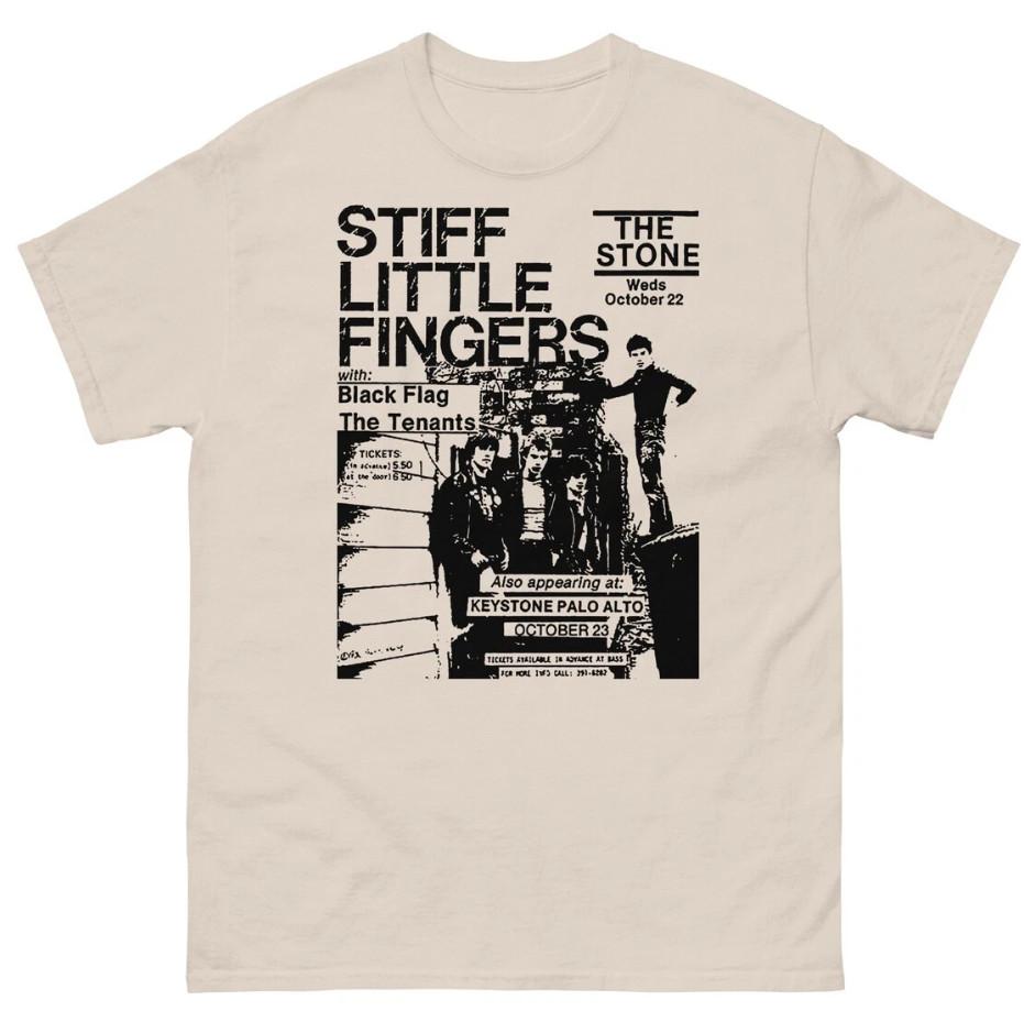 Stiff Little Fingers The Stone Unisexové tričko s krátkým rukávem, velikost S-4XL