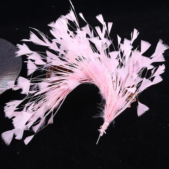 10-12" Natural Rooster Coque Tail Feather Mardi Gras Craft for Carnival Party Masquerade Stage Performances Costume Decoration