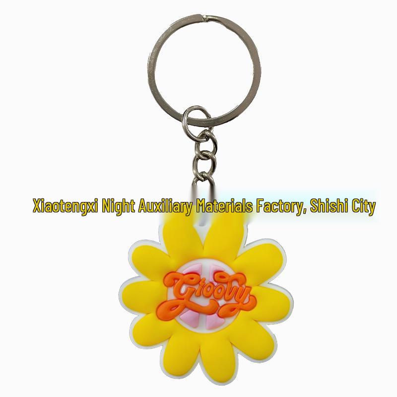 New Bohemian Style PVC Keychain Pendant Accessory