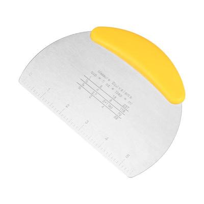 ZISIZ Stainless Steel Dough Scraper and Cutter