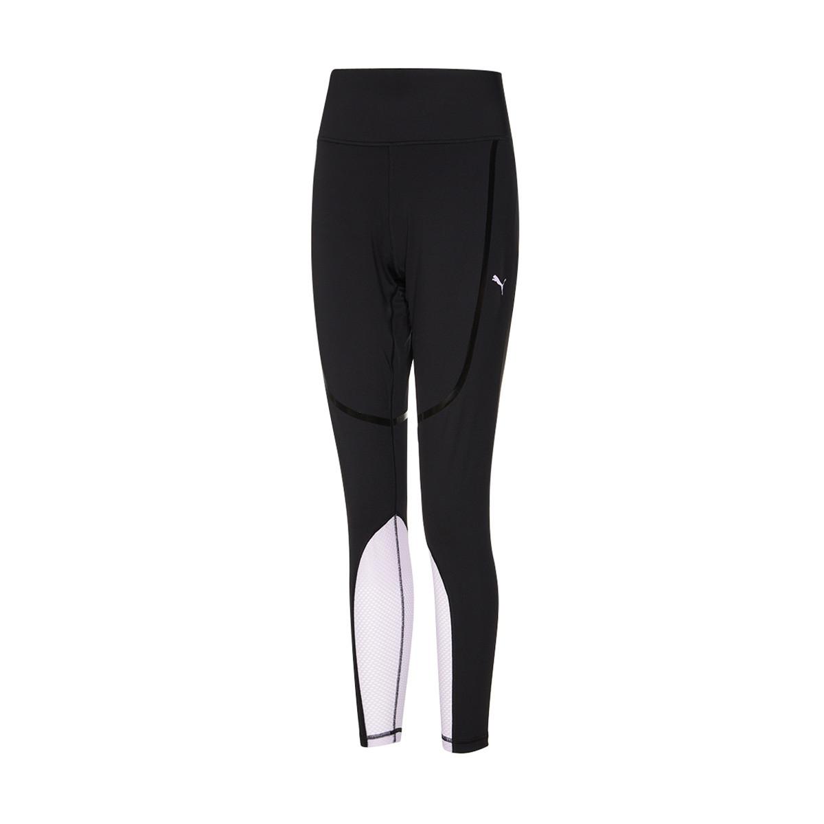 Puma Модные Спортивные Брюки Женские Цветные Блоки Простые Быстросохнущие Легкие Низ Черный Светло-Лавандовый-Фиолетовый 520276-56 XS