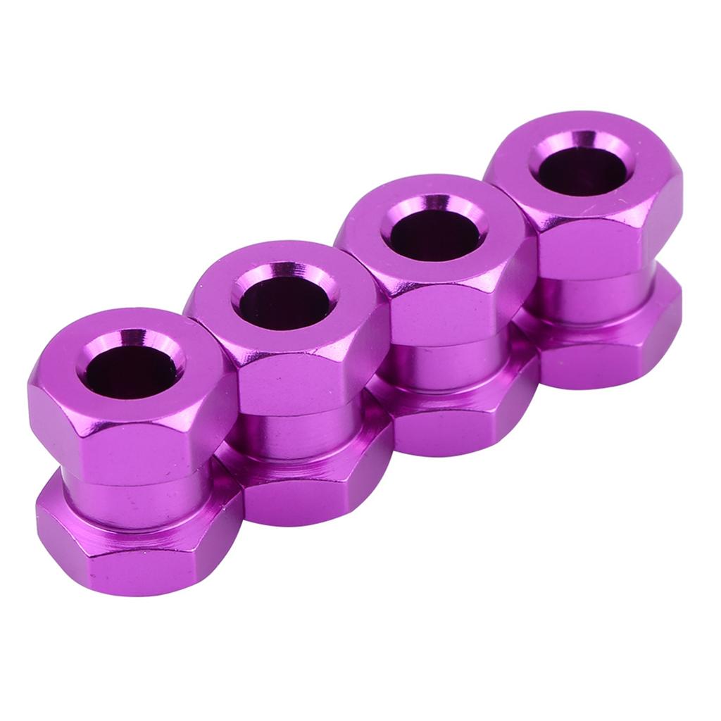 4pcs 12mm RC Hex Wheel Hub Metal Adapter for D90 AX10 CC01 SCX10 F350 RC Remote Control Crawler