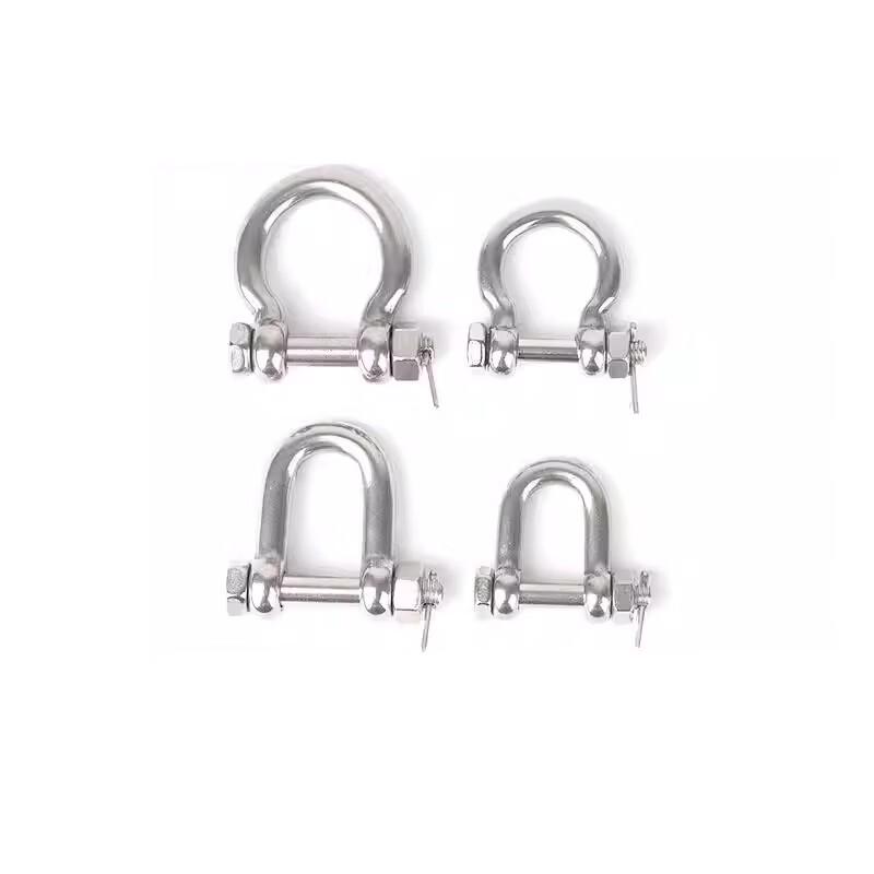 MeiLiHua 304 Stainless Steel M8 D-Type Lifting Shackle