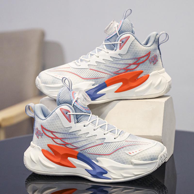 2026 Kids' Breathable Non-Slip Basketball Shoes for Boys & Girls - Mesh Training Sneakers