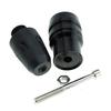 CNC Racing Motorcycle Fall Pads Rubber Pad Black Frame Engine Protection 19mm Bolts