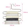 MultiFunctional Stainless Steel Trouser Hanger 5 Layers Pant Storage Cloth Rack S-type Non-slip Drying Rack Bathroom Organizer