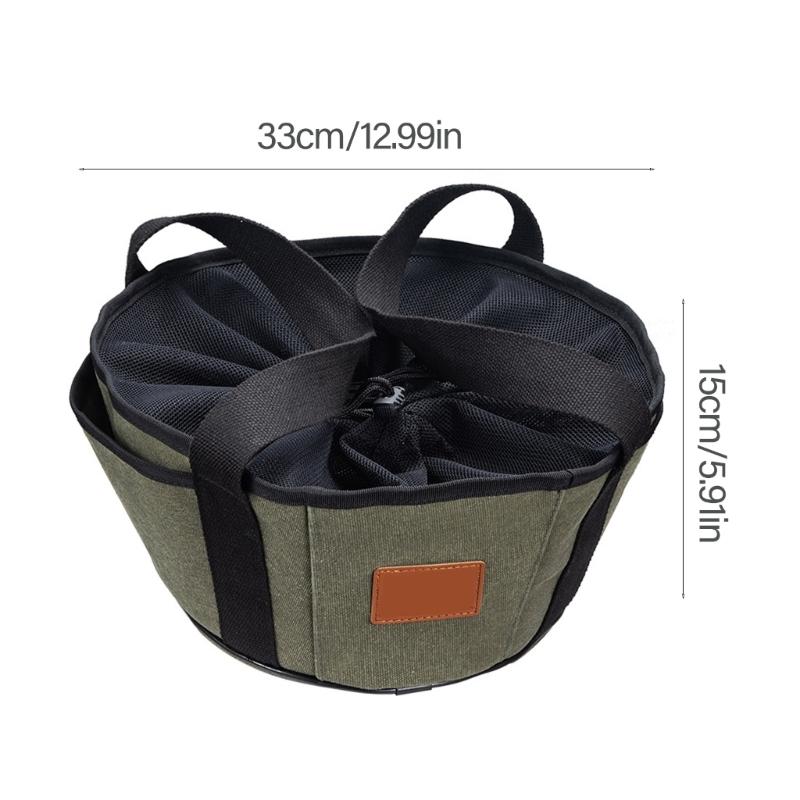 Camping Travel Picnics Cutlery Storage Bag Multifunctional Camping Utensils Bag for Campers and Outdoor