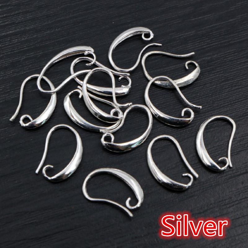 20 Stück Kleine Messing Französische Ohrhaken Draht 19x10mm/17x9.5mm DIY Kleine Ohrhaken Schmuckherstellung Zubehör Endstücke