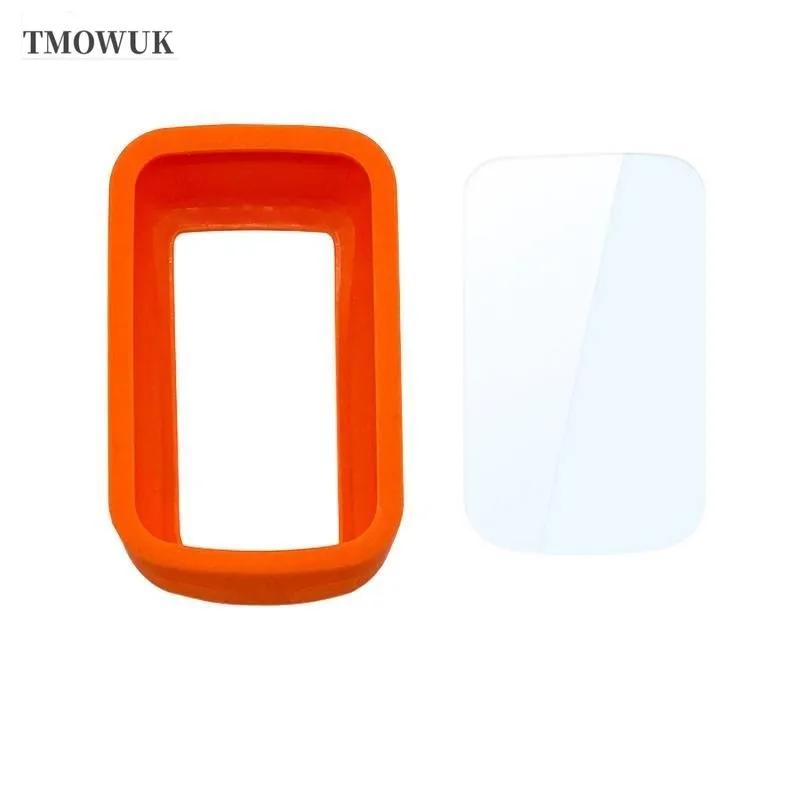 For IGPSPORT BSC100S BSC100 Silicone Protective Cover Bicycle Computer Screen Film Protective Case Anti-fall Scratch Resistant T