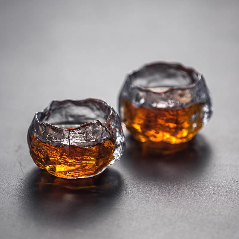 1 szt. Szklanka w stylu japońskim do degustacji Przezroczysta/Mrożona herbata s Filiżanka do herbaty Kongfu Mistrz Wino białe szklanka do wody