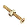 10PCS M6 Carbon Steel 50mm Furniture  S,  Resistant, Stable Attachment for Woodwork. Great Replacement for Industrial and Construction Fasteners. J