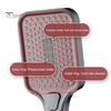 High Pressure Filtered Shower Head with Handheld 4 Water Discharge Modes Anti-Clog Silicone Outlet Leak-proof Shower Nozzle
