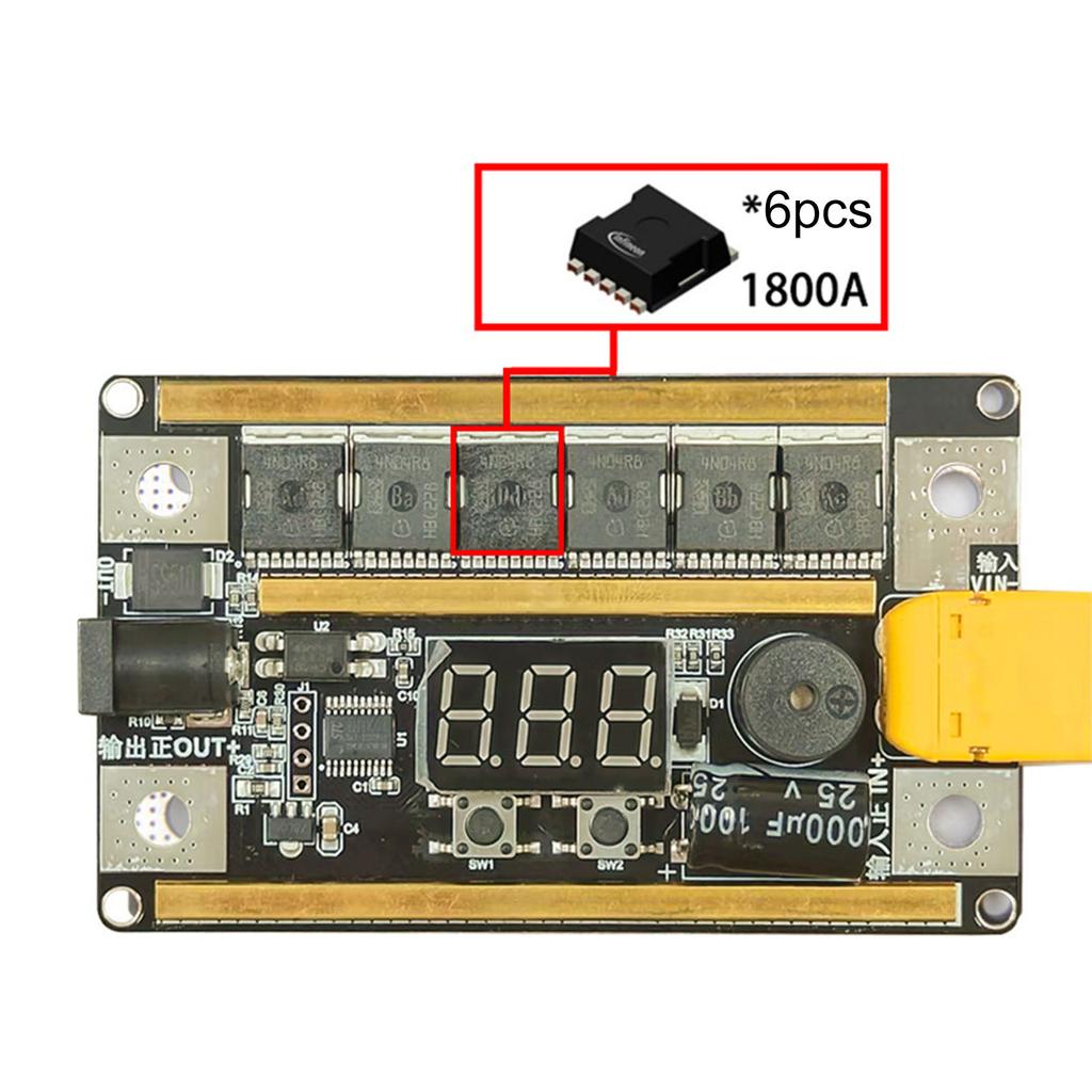 99 Gear Spots Welder 24V Digital Power Adjustable Spots Welding Pen Control Board Sheet For 18650 Lithium Batteries