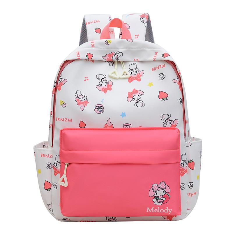 

Cute Cartoon Large Capacity Kindergarten Backpack For Boys And Girls In Pink Green Blue розовый