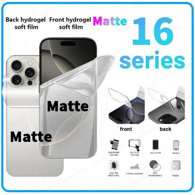 Vorder- und Rückseite Mattes Hydrogel-Folien-Displayschutzfolie Für iPhone Air 11 12 13 mini 14 15 16 17 Pro Max X XR XS XS Max