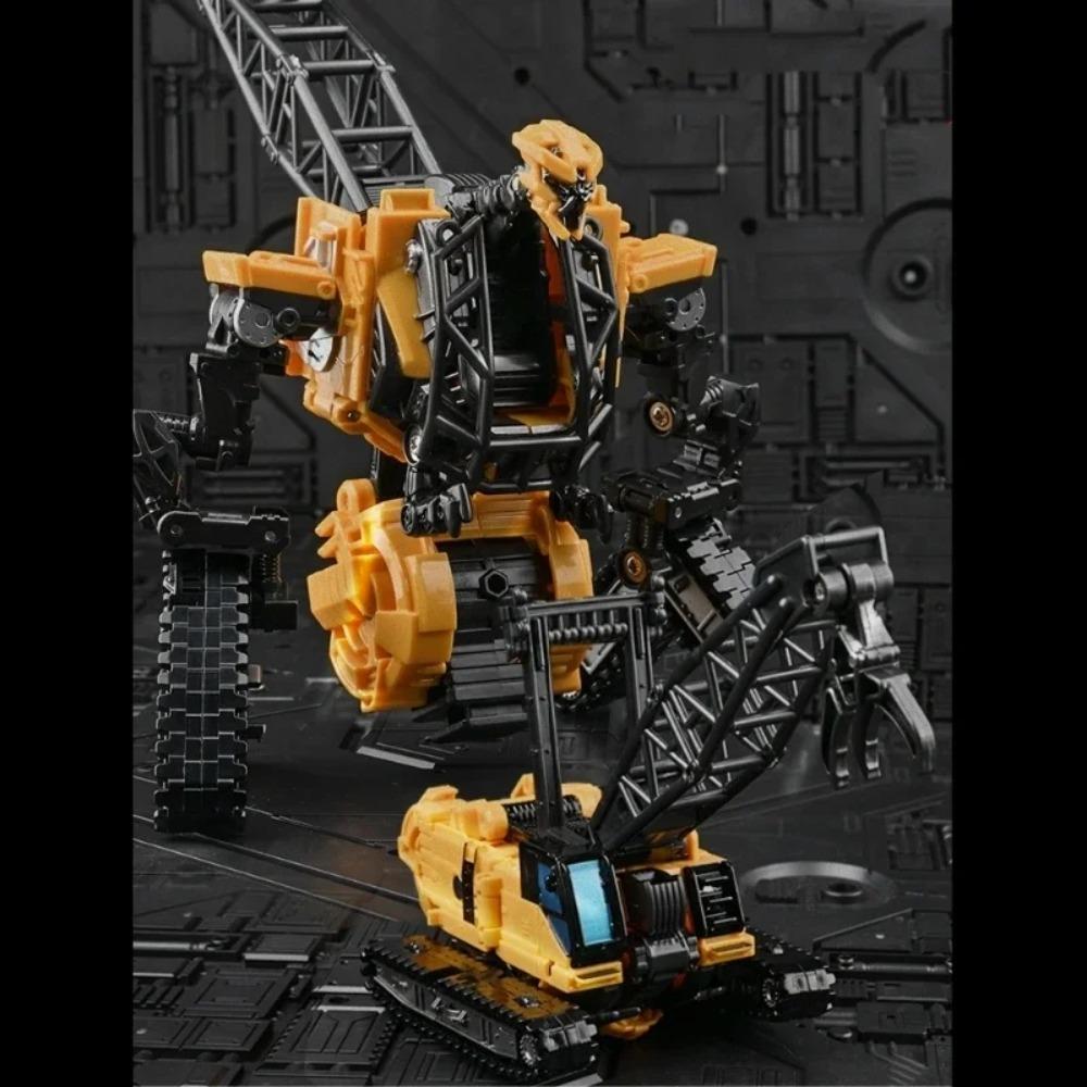 AOYI 8 IN 1 Big Size Devastator Transformation Toys Robot KO GT Action Figure Excavator Hook Crane Scraper Model Kid Gift DD04