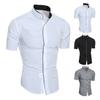 Cămașă pentru bărbați Culoare solidă Culoare suport Slim Fit Casual Top de vară pentru purtarea zilnică