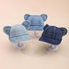 2026 Spring Denim Children's Unisex Baseball Cap: Cute Ears, Versatile Soft Brim, Trendy Baby Fashion