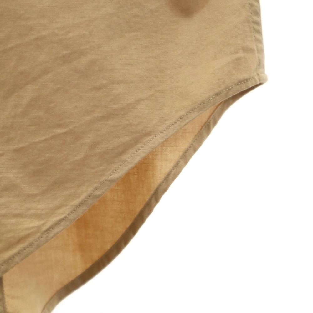 Emporio Armani Long Sleeve Shirt 41 Beige Women Used