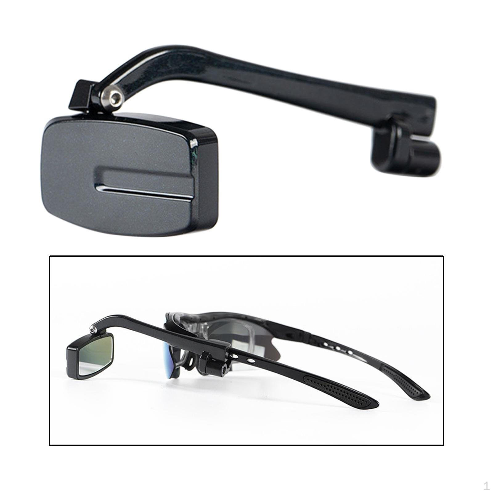 

Glasses Rear View Eyeglass Mount Degree Adjustable Riding Mirror Accessories Universal