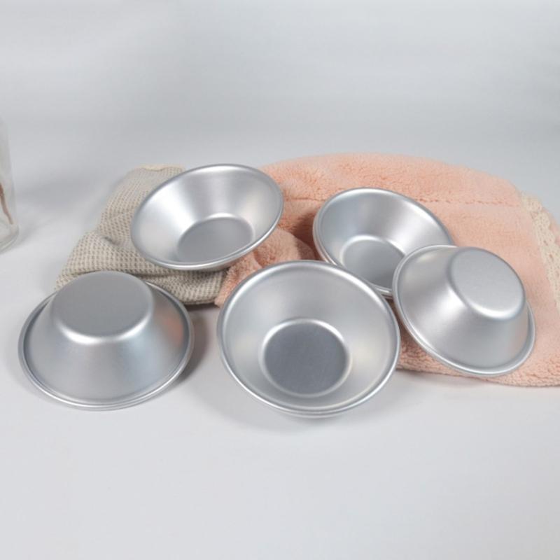 10 PCS Tart Pans Mini Molds Pastry Mold Aluminum Alloy Material Eggs Tart Molds Small Cupcake Mold Gift for Baking Lover