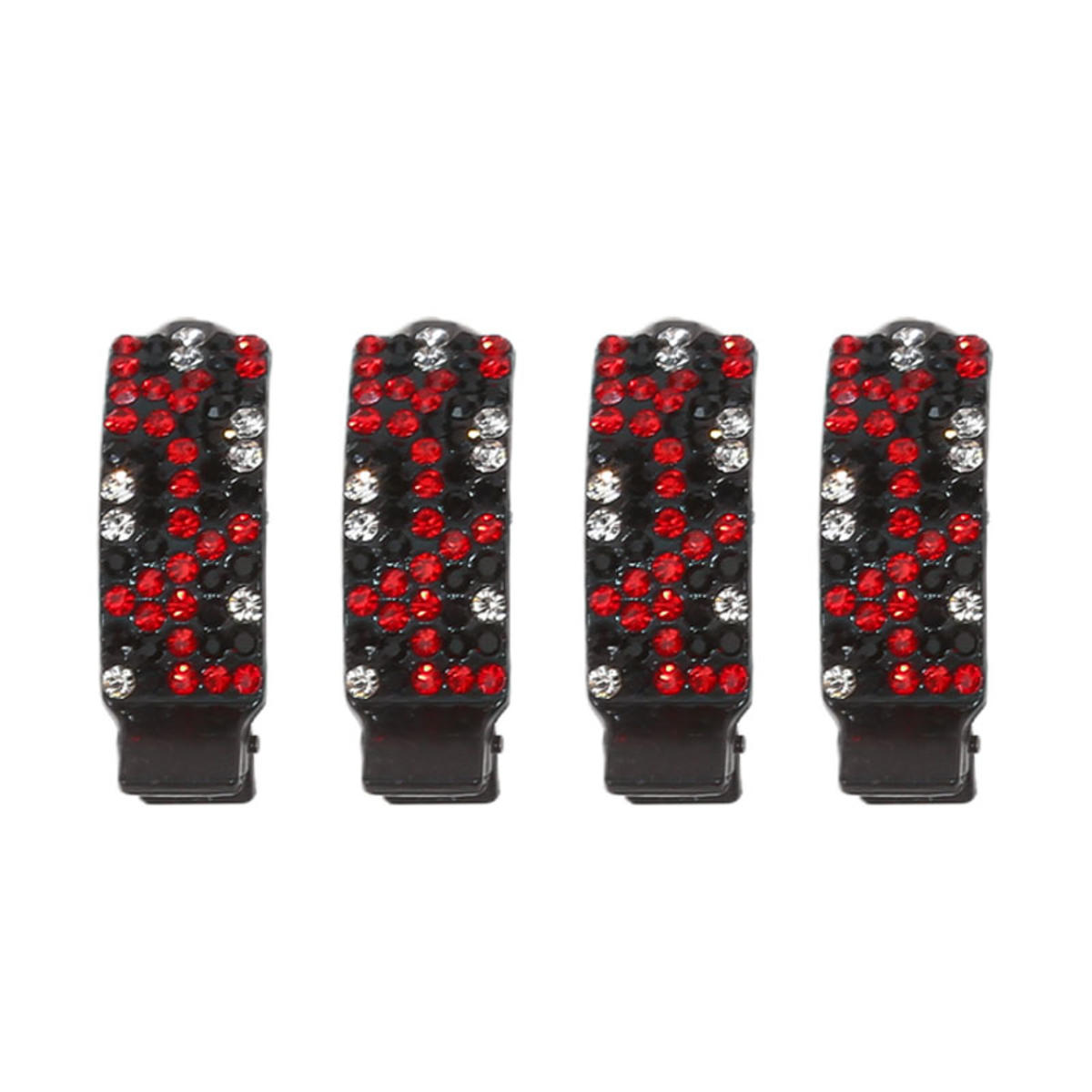 

Стразы Челка Заколки-уточки Заколки Маленький бант Заколка для волос Аксессуары для волос для женщин Заколка Хвост Головной убор one size красный