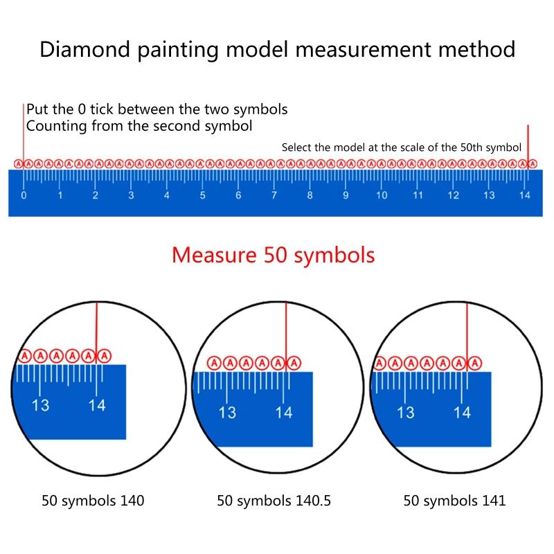 Stainless Steel Ruler with 1020 Blank Grids  Ruler Tool