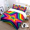 Radiant Rainbow Starburst. Bedding Sets Duvet Covers Pillowcases(1* Duvet Cover 2* Pillowcases Without Duvet Insert)