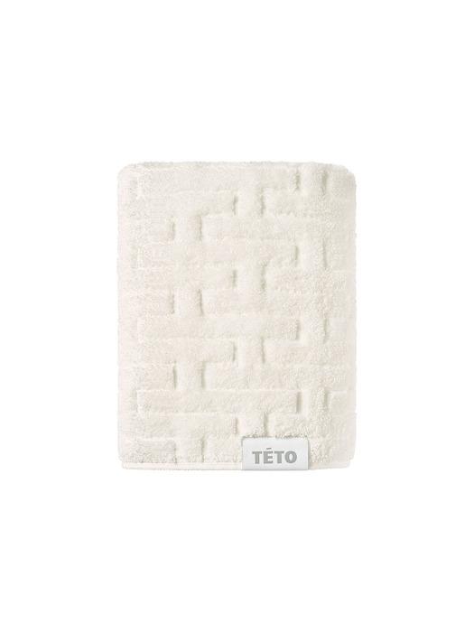 TETO 1P Signature Cream Supima Towel 230g 230g cream