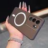 Frosted Semi Clear Magnetic Phone Case for Vivo V29 Pro,V29 5G Soft TPU Shockproof Cover