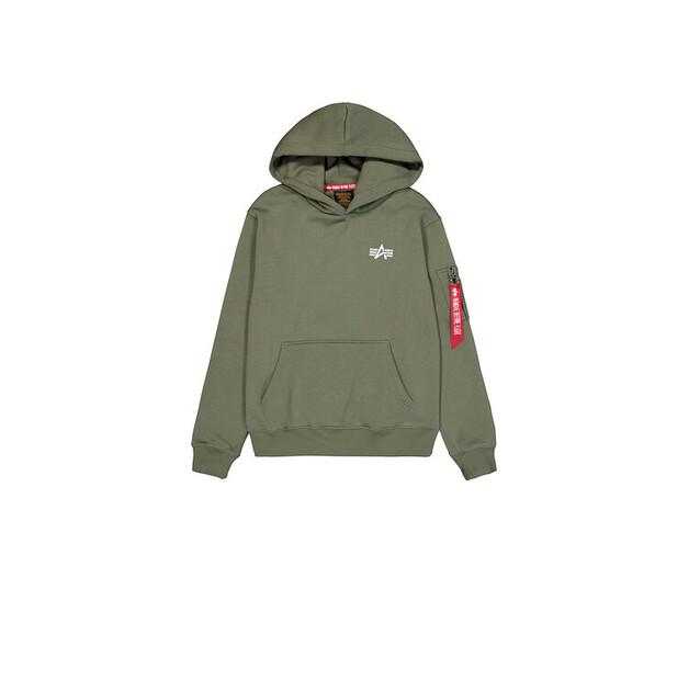 Толстовка Alpha Industries Signature Backprint Hoodie EU S