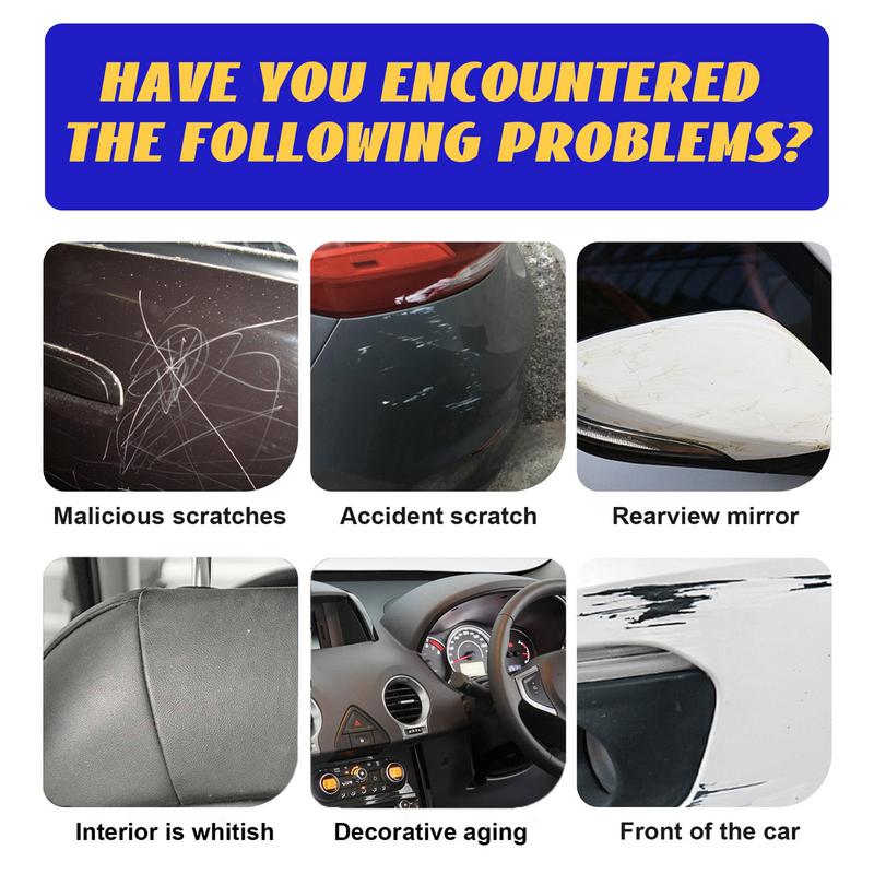 Środek do naprawy rys na samochodzie 100ml Środek do naprawy rys na lakierze samochodowym z gąbką i ręcznikiem Pasta polerska i usuwanie rys