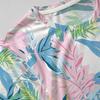 Women's Tropical Plant Casual Short Sleeve T-Shirt - Soft Cotton, Colorful Fresh Design, Versatile for Everyday Wear & Work Commute