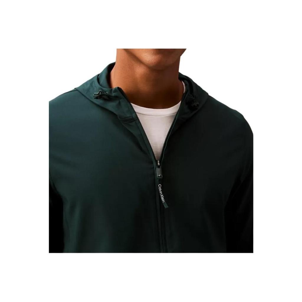 Calvin Klein Minimalist Comfortable Versatile Casual Hooded Zip Jacket Men Jackets Green 403F525-301