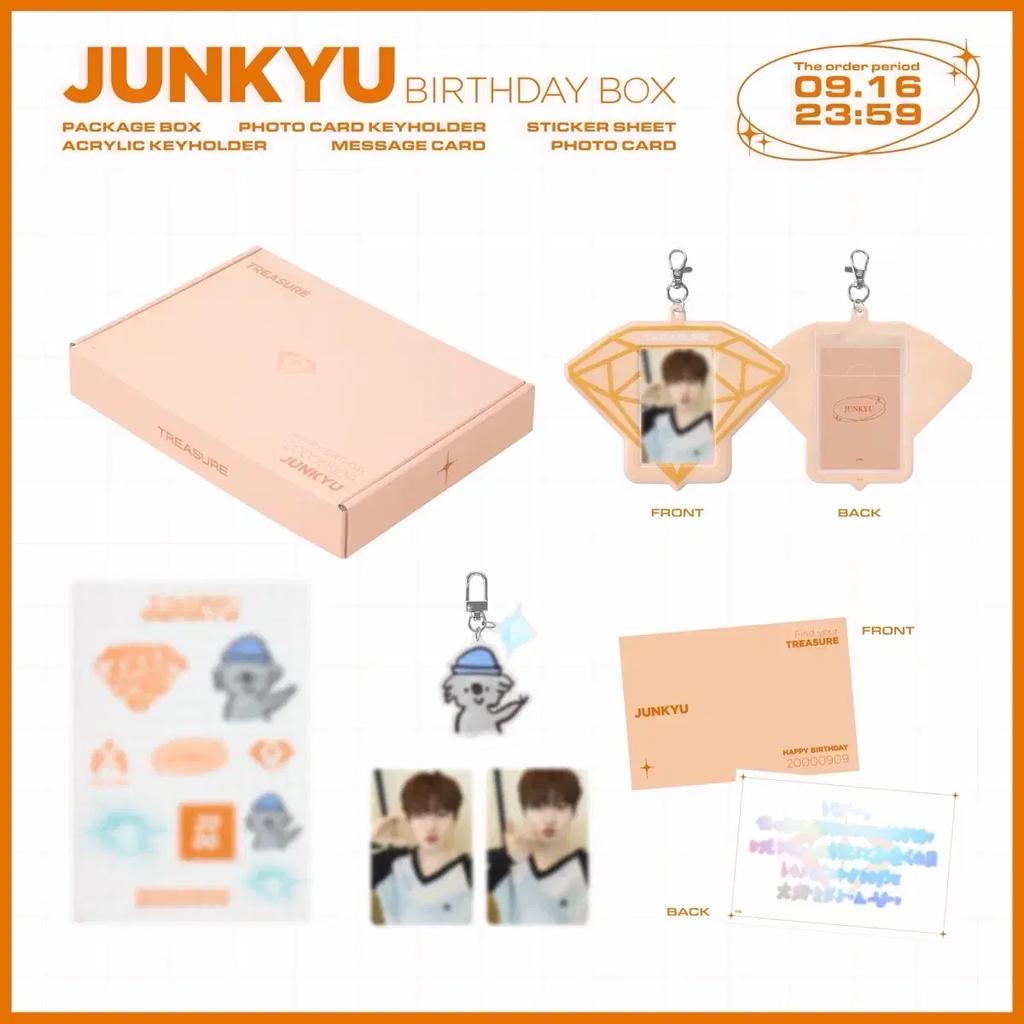 TREASURE Junkyu Birthday Box Japan Membership Fan Club Exclusive Used