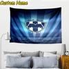 Custom Name Monterrey Team Spirit In Action Tapestry Room Decoration Wall Hanging for Living Room Bedroom, Dormitory, Birthday and Christmas Gifts