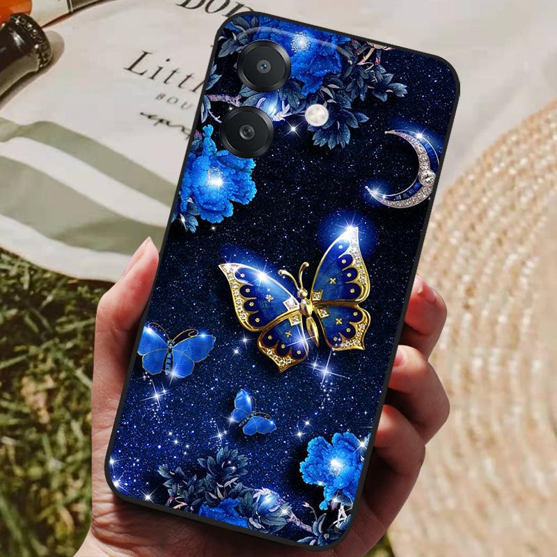 

For OPPO A3 A3x Case Luxury Silicone Back Cover Phone Case for OPPO A3x 4G 5G Cases A 3 3x Soft Bumpers Coque A60 5G Cute Capas For OPPO A60 5G